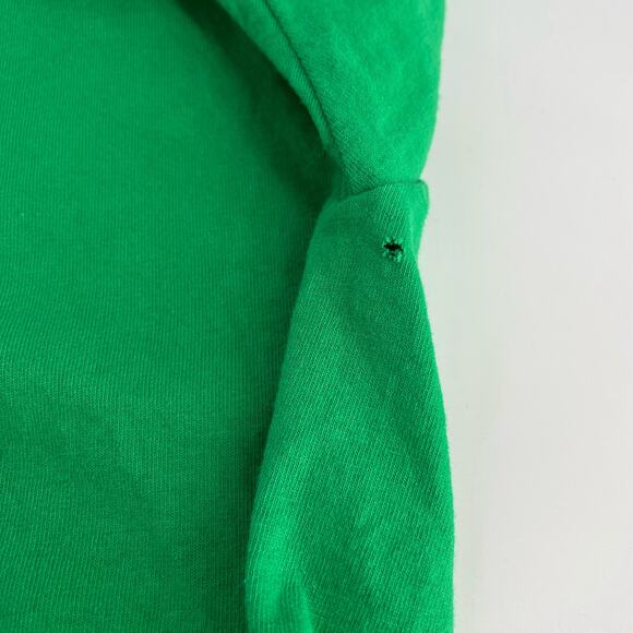 90s blank solid green tshirt 1990s vintage - Picture 7 of 7